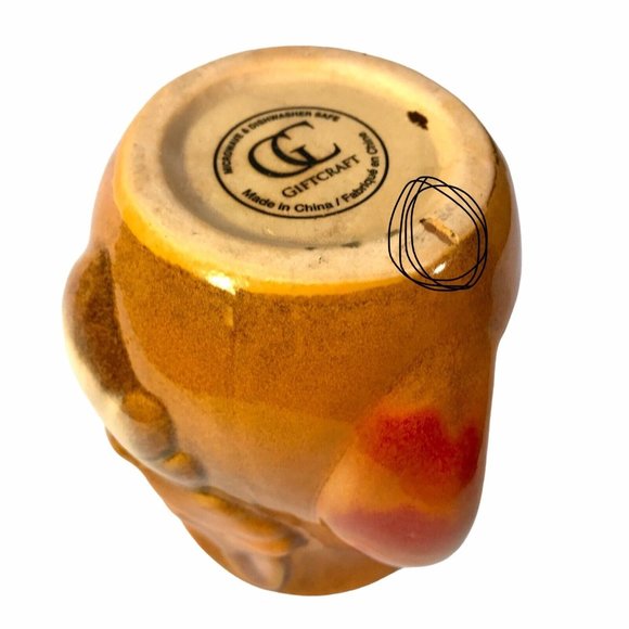 Orange Fox Hand Warmer Coffee Cup Mug Gift Craft 16 oz. Right Hand Pocket - Picture 12 of 13